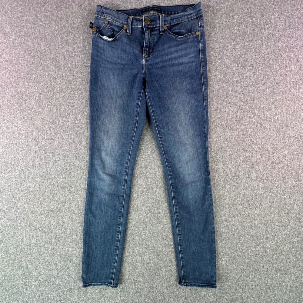 Rock & Republic Jeans Womens 8 Berlin Skinny Blue R012180 Stretch Denim RX